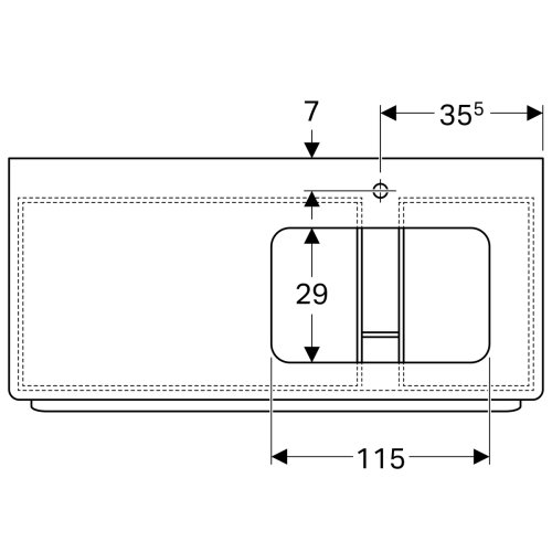 Тумба під умивальник Geberit myDay 824160000
