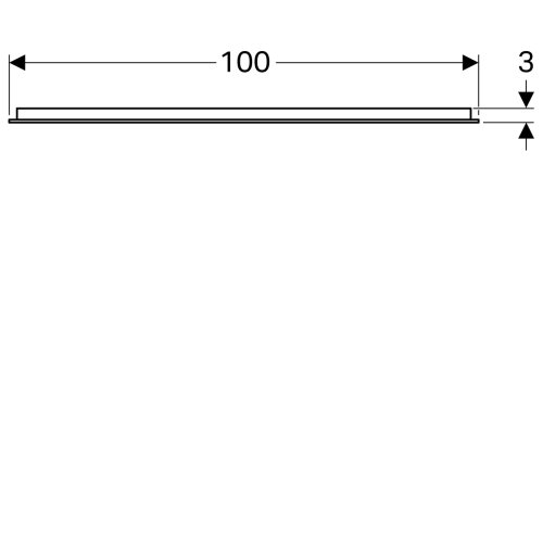 Дзеркало Geberit myDay 100 824300000