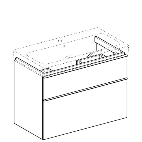 Тумба под умывальник Geberit iCon 90 840392000