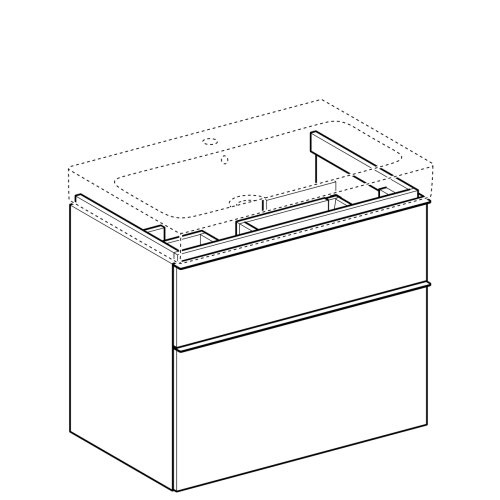 Тумба під умивальник Geberit iCon 75 840375000