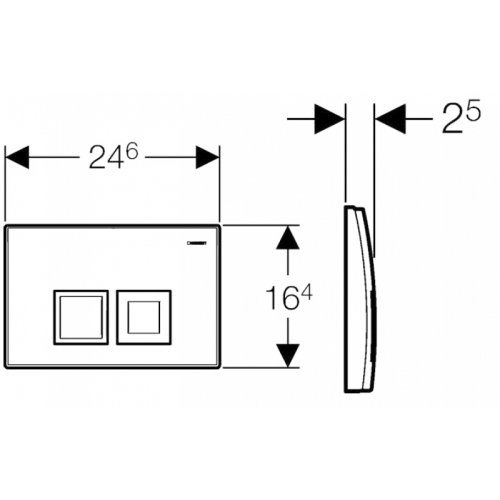 Інсталяція Geberit Duofix з клавішею і унітазом Volle Orlando