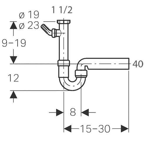 Сифон Geberit 152.713.11.1