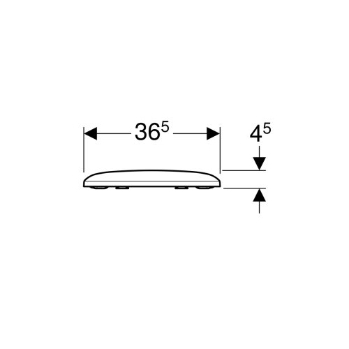 Крышка+сиденье Geberit iCon Square 571910000