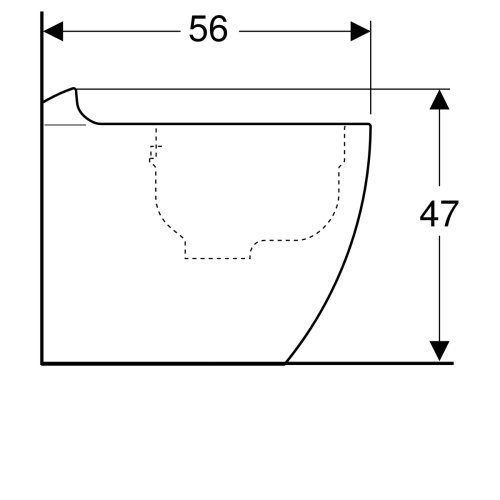 Унітаз Geberit Citterio Rimfree 500.512.01.1