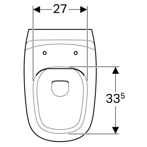 Унитаз Geberit Citterio Rimfree 500.510.01.1