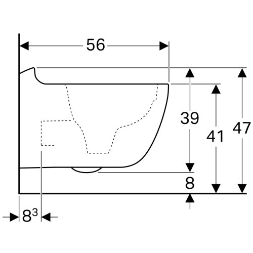 Унитаз Geberit Citterio Rimfree 500.510.01.1