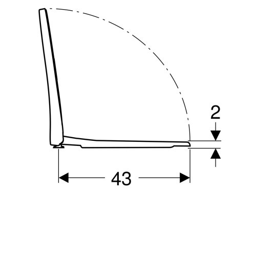 Крышка+сиденье Geberit iCon 574950000