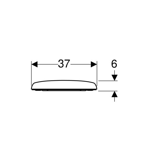 Крышка+сиденье Geberit Smyle 500.232.01.1