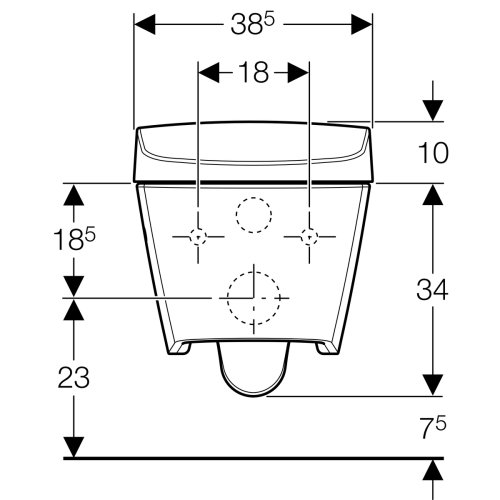 Унітаз-біде Geberit AquaClean Sela 146.145.11.1