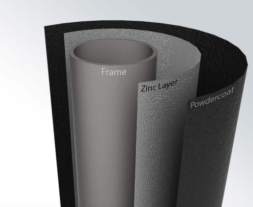 Батут BERG Elite Grey 430 + защитная сетка Safety Net Deluxe