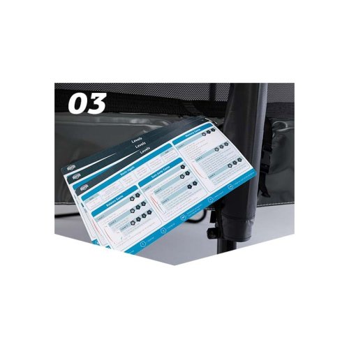 Батут BERG Favorit Regular 430 Grey Levels + защитная сетка Safety Net Comfort