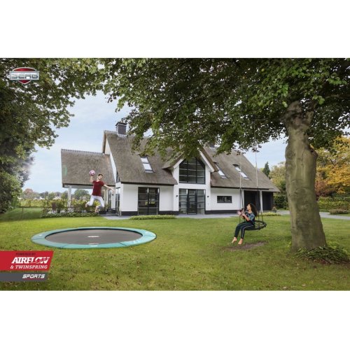 Батут BERG FlatGround Champion Green 380 (12,5 ft)