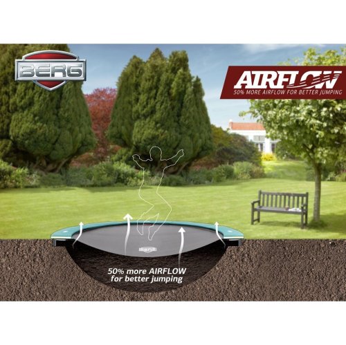 Батут BERG FlatGround Champion Green 380 (12,5 ft)