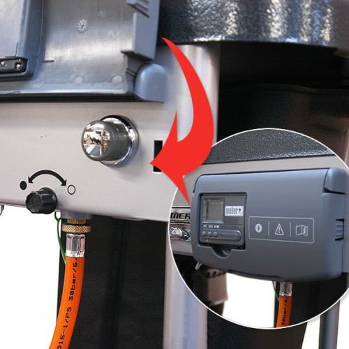 Редуктор с шлангом для газового гриля Q Weber 8489