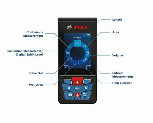 Лазерный дальномер Bosch GLM 120 C 0601072F00