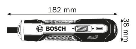 Аккумуляторная отвертка Bosch Go Solo Kit 06019H2021 + Комплект насадок