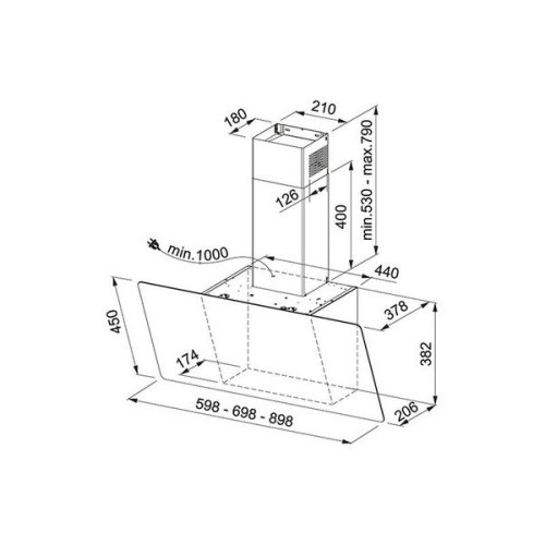 Вытяжка Franke FPJ 625 V BK/SS 330.0528.064