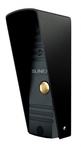 Комплект відеодомофона Slinex SQ-04 Black + Панель Slinex ML-16HR Black