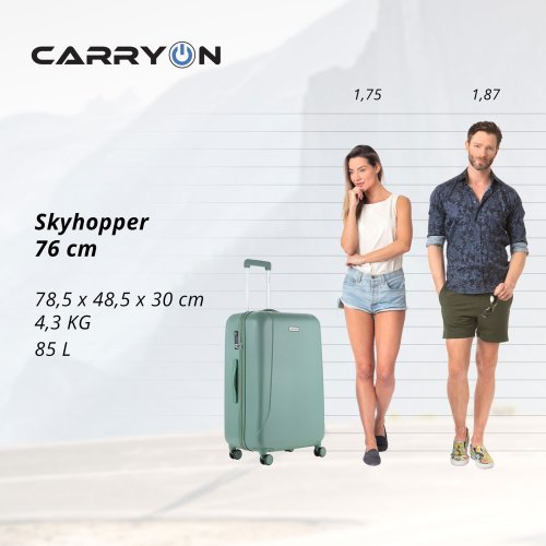 Чемодан CarryOn Skyhopper (L) Olive