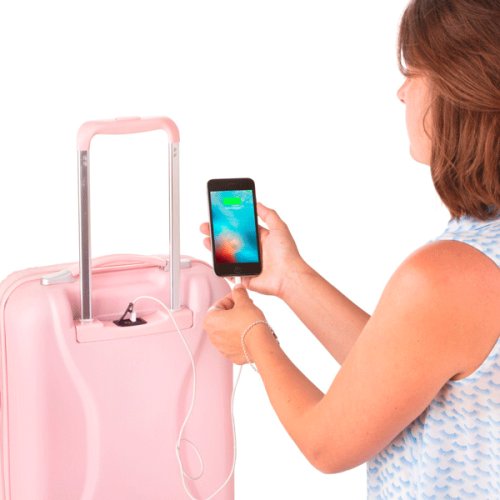 Чемодан CarryOn Wave (S) Baby Pink