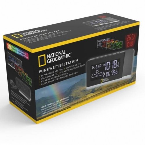 Метеостанция National Geographic Multi Colour Black