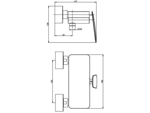 Смеситель для душа Asignatura Intense 65503800