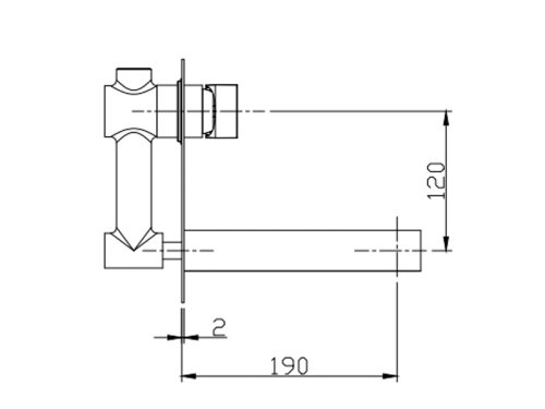 Смеситель скрытого монтажа Asignatura Unique 85501902