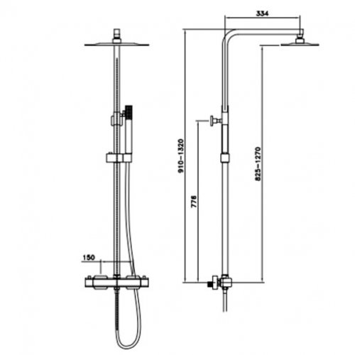 Душевая система Asignatura 45537800