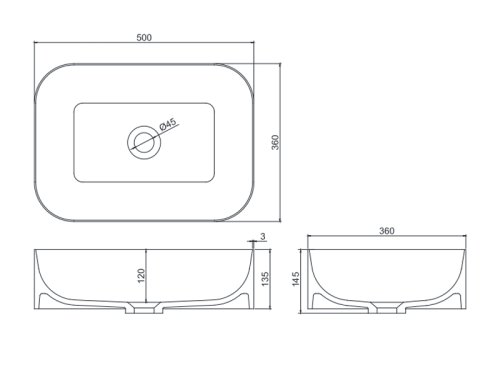 Умывальник Asignatura Delight 50 75721604