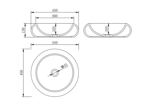 Умывальник Asignatura Delight 45 75731604