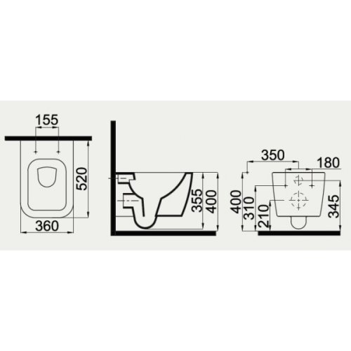 Унитаз Idevit Halley 3204-2616