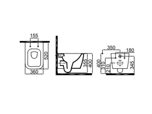 Унитаз-биде Idevit Halley 3204-2617