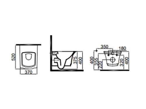 Унитаз-биде Idevit Neo Classic 3304-0617