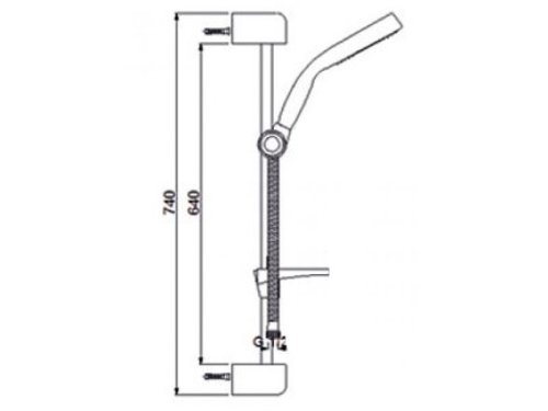Душевой гарнитур NEWARC Exen 430488