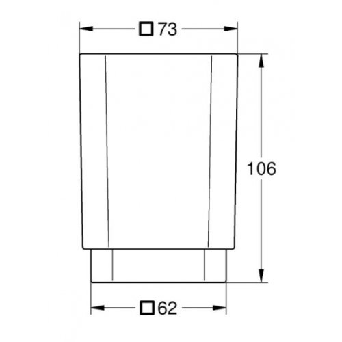 Стакан Grohe Selection Cube 40783000