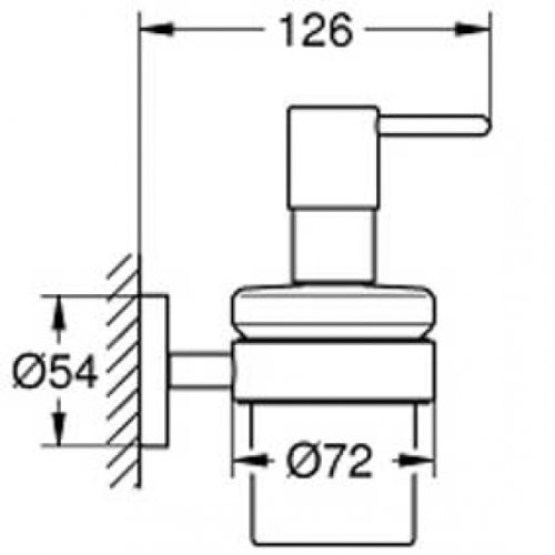 Дозатор для жидкого мыла Grohe Essentials 40448001
