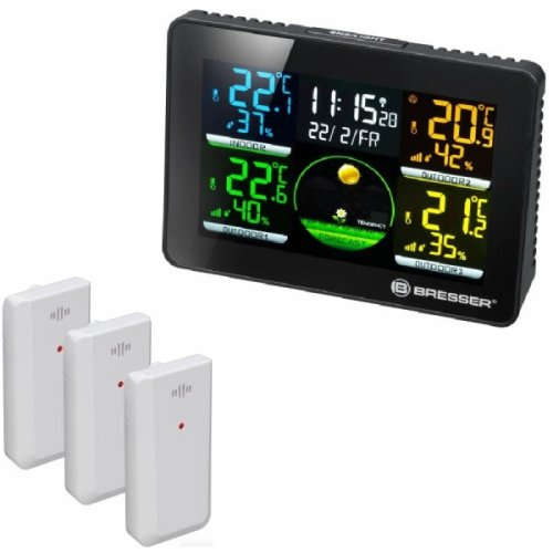 Метеостанция Bresser Quadro NLX Black