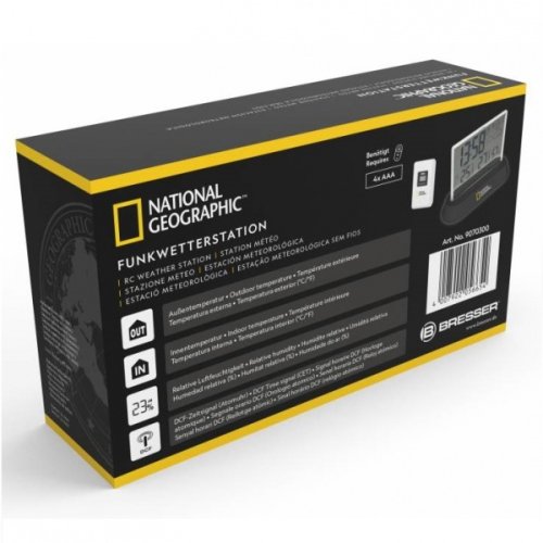 Метеостанция National Geographic Transparent Black