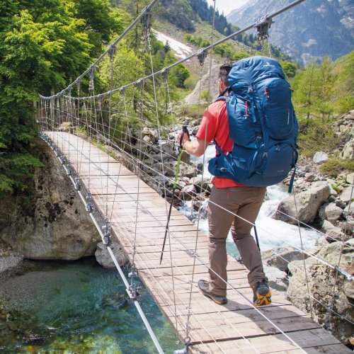 Рюкзак туристичний Ferrino Transalp 80 Blue / Yellow