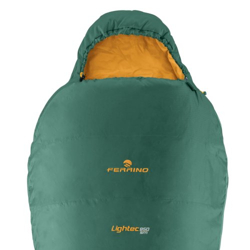 Спальный мешок Ferrino Lightec SM 850/+4°C Green/Yellow (Left)