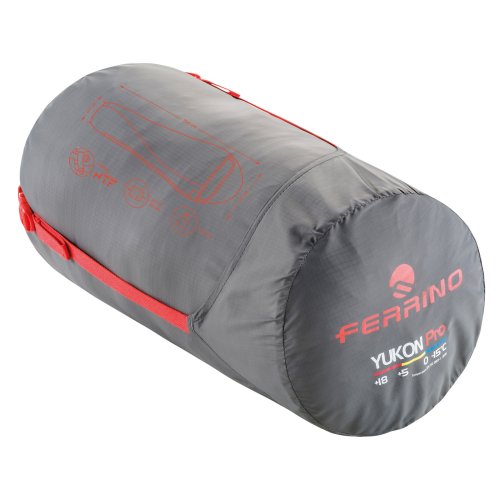 Спальный мешок Ferrino Yukon Pro Lady/+0°C Scarlet Red/Grey (Left)