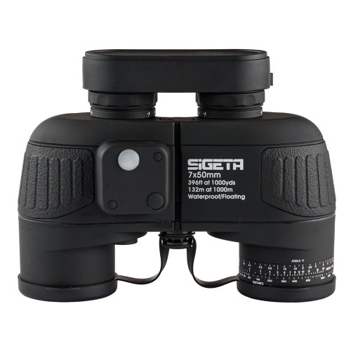 Бинокль SIGETA Admiral 7x50 Black floating/compass/reticle морской