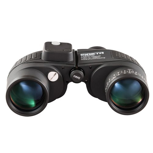 Бинокль SIGETA Admiral 7x50 Black floating/compass/reticle морской
