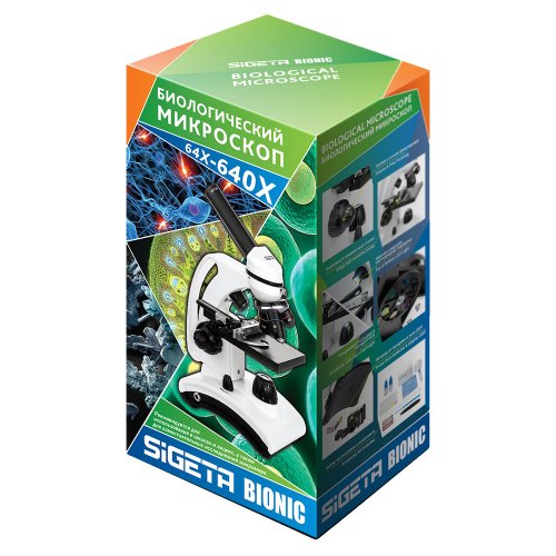 Микроскоп SIGETA BIONIC DIGITAL 64x-640x (с камерой 2MP)