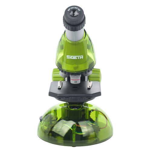 Микроскоп SIGETA MIXI 40x-640x GREEN (с адаптером для смартфона)
