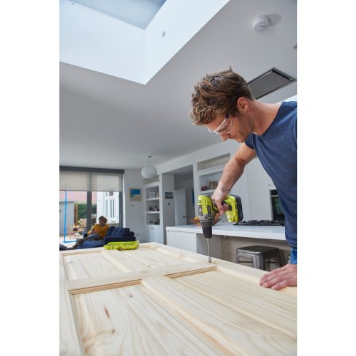 Дрель шуруповерт аккумуляторная Ryobi ONE+ R18DD3-120S