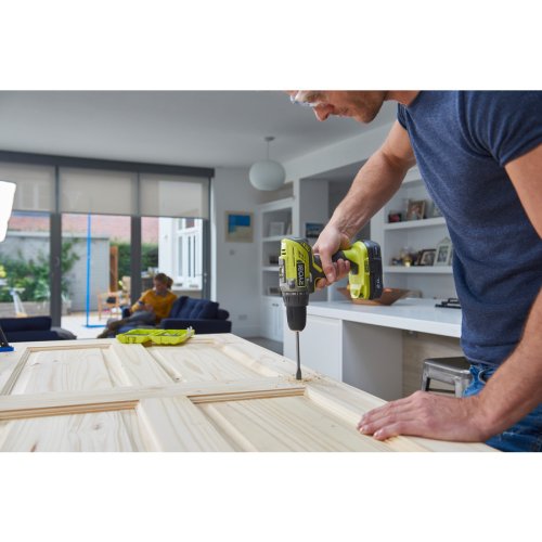 Дрель шуруповерт аккумуляторная Ryobi R18DD3-220S