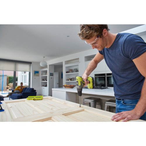 Дрель шуруповерт аккумуляторная Ryobi ONE+ R18DD3-113S