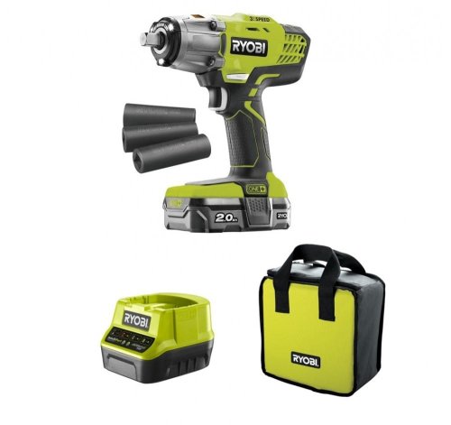 Гайковерт ударный аккумуляторный Ryobi ONE+ R18iW3-120S