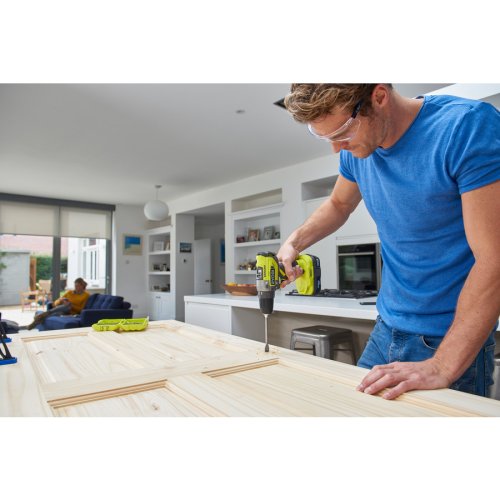 Дрель шуруповерт ударная бесщеточная аккумуляторная Ryobi ONE+ R18PD5-0